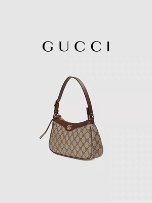 Mała płócienna torba na ramię pod pachami GG Supreme GUCCI Ophidia