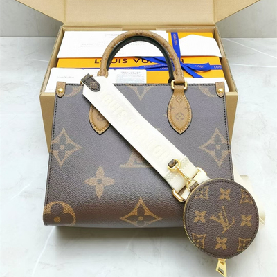 M46373 Onthego Pm Designerska torba typu crossbody z monogramem