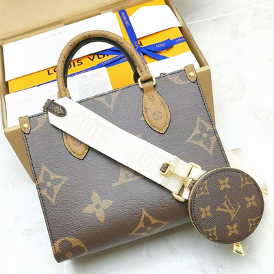 M46373 Onthego Pm Designerska torba typu crossbody z monogramem