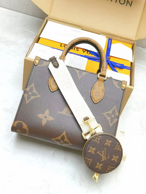 M46373 Onthego Pm Designerska torba typu crossbody z monogramem