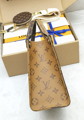 M46373 Onthego Pm Designerska torba typu crossbody z monogramem