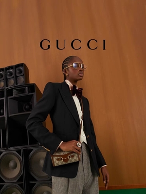 9,5 uncji GUCCI Horsebit 1955 Mini Portfel damski Beige heban