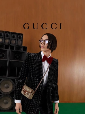 9,5 uncji GUCCI Horsebit 1955 Mini Portfel damski Beige heban