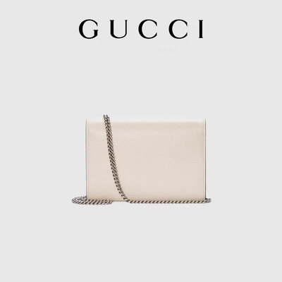 60 cm damska mini skórzana torba na łańcuszku GUCCI Dionysus zapinana na zatrzask