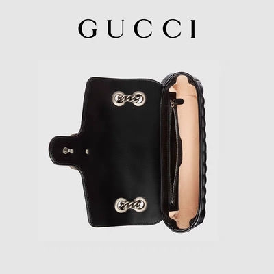 GUCCI GG Markowa torba listonoszka Marmont Torba na ramię Mała pikowana skóra
