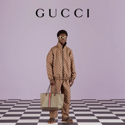 Markowa damska brązowa torba Gucci Ophidia, mała, średnia, duża, hebanowa