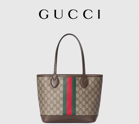 Niebieska, beżowa, markowa torba na ramię Ophidia GG Mała torba na ramię