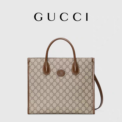 Mała torba z grubej bawełny GUCCI Designer Supreme GG Mens Designer Tote ODM