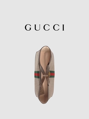 Skórzana damska torba na ramię z logo GUCCI Ophidia
