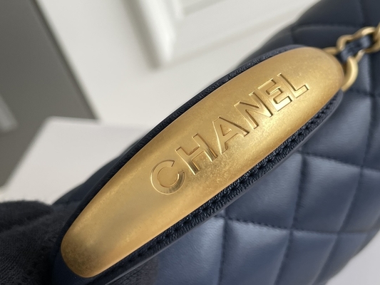 Caviar Chanel Mini prostokątny kawior 2020 Ziarnista skóra jagnięca i metal w tonacji złotej