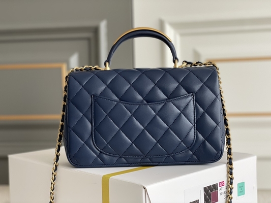 Caviar Chanel Mini prostokątny kawior 2020 Ziarnista skóra jagnięca i metal w tonacji złotej