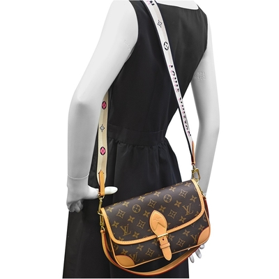 Żakardowa mini torba na ramię Markowa klasyczna torba Diane LV Monogram Canvas