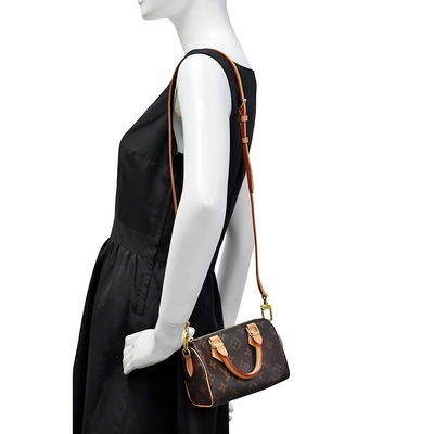 Mała klasyczna designerska torba z monogramem NANO SPEEDY Louis Vuitton M81085