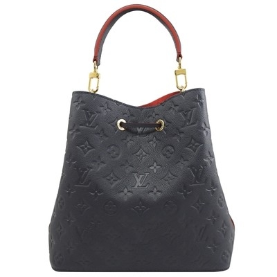 Markowa torebka damska LV Colorblock NÉONOÉ MM Bucket Bag Ziarnista skóra
