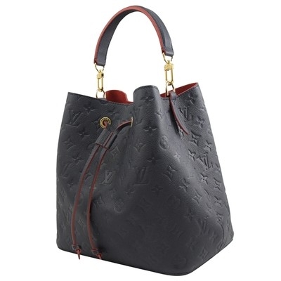 Markowa torebka damska LV Colorblock NÉONOÉ MM Bucket Bag Ziarnista skóra