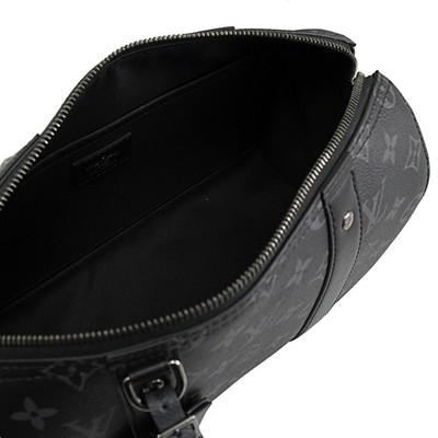 Klasyczna torba z monogramem Eclipse LV CITY KEEPALL Płócienna żakardowa torba Crossbody Boston