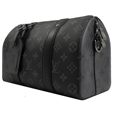 Klasyczna torba z monogramem Eclipse LV CITY KEEPALL Płócienna żakardowa torba Crossbody Boston