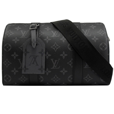 Klasyczna torba z monogramem Eclipse LV CITY KEEPALL Płócienna żakardowa torba Crossbody Boston