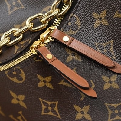 LV Designer Monogram Bag Presbyopic Half Moon Tote Leather Tote Torebka ze skóry bydlęcej