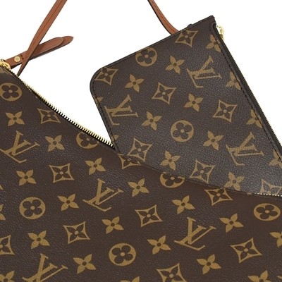 LV Designer Monogram Bag Presbyopic Half Moon Tote Leather Tote Torebka ze skóry bydlęcej