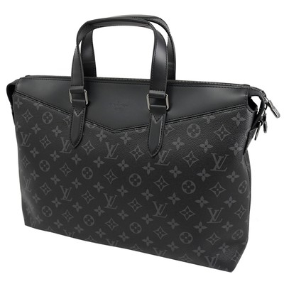 M40566 Męska biznesowa markowa torba męska Monogram LV teczka Explorer czarna dwufunkcyjna