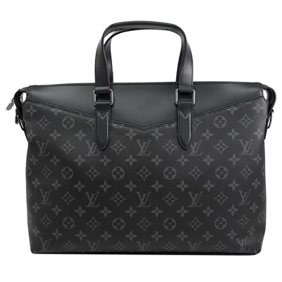 M40566 Męska biznesowa markowa torba męska Monogram LV teczka Explorer czarna dwufunkcyjna