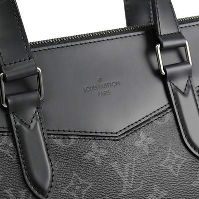 M40566 Męska biznesowa markowa torba męska Monogram LV teczka Explorer czarna dwufunkcyjna