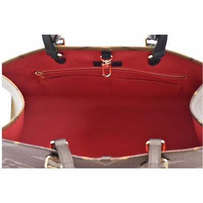 Odwrócona płócienna torba na zakupy z monogramem OnTheGo MM Louis Vuitton