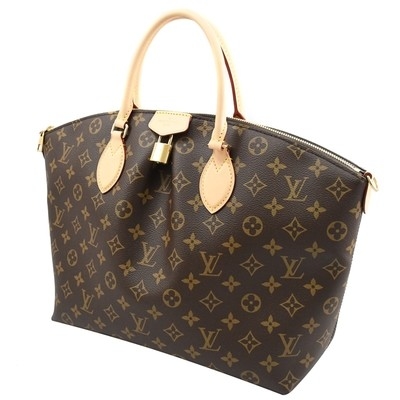 Płótno powlekane monogramem Torba BoéTie MM M45987 Ciemna kawa