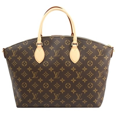 Płótno powlekane monogramem Torba BoéTie MM M45987 Ciemna kawa
