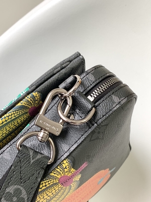 LV x YK Trio Monogram Unisex markowa torba męska M46358 Street Style Collaboration 3WAY