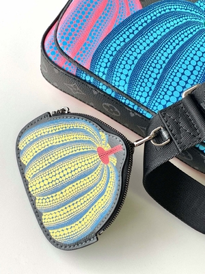 LV x YK Trio Monogram Unisex markowa torba męska M46358 Street Style Collaboration 3WAY