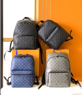 Plecak marki Louis Vuitton Racer Designer Monogram Cień ze skóry cielęcej dla chłopca