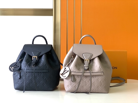 Plecak marki LV Designer Louis Vuitton Monogram Montsouris Plecak różowy czarny