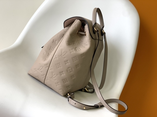 Plecak marki LV Designer Louis Vuitton Monogram Montsouris Plecak różowy czarny
