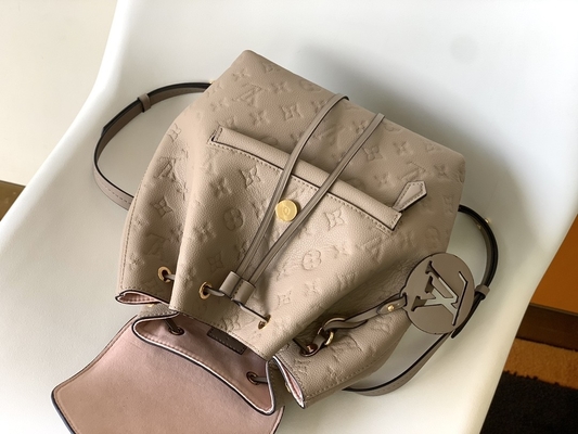 Plecak marki LV Designer Louis Vuitton Monogram Montsouris Plecak różowy czarny