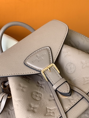 Plecak marki LV Designer Louis Vuitton Monogram Montsouris Plecak różowy czarny
