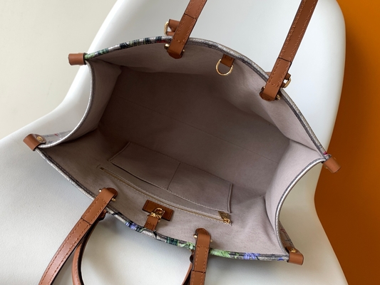 Torba materiałowa z płótna powlekanego srebrem OEM Louis Vuitton Onthego Empreinte