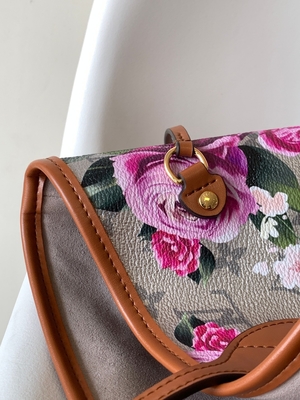 Kwiatowy wzór srebrny Louis Vuitton duży nigdy pełny M21352