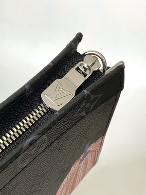 LV X YK Mini Designerskie torebki Louis Vuitton Pochette Voyage Dyniowy nadruk Gaston Poręczny portfel