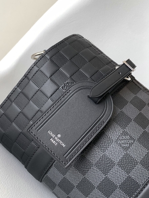 Markowa torba męska LV Keepall BandoulièRe 25 Checkerboard