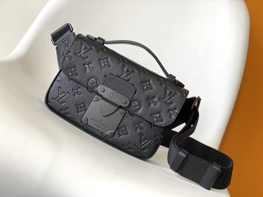 Charms S Lock Louis Vuitton Monogram Macassar Barrel Pouch Bag Messenger