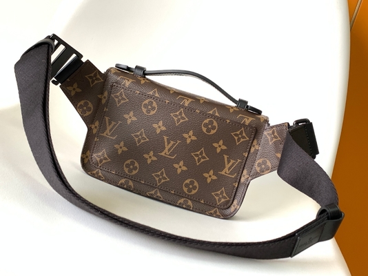 Charms S Lock Louis Vuitton Monogram Macassar Barrel Pouch Bag Messenger