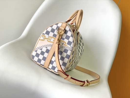 Płótno powlekane Speedy Louis Vuitton Damier Azur 25 M46390