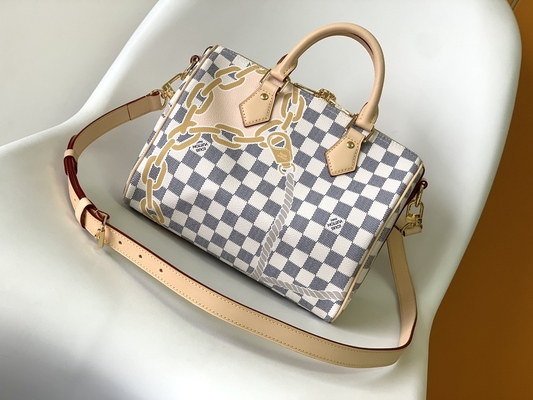Płótno powlekane Speedy Louis Vuitton Damier Azur 25 M46390