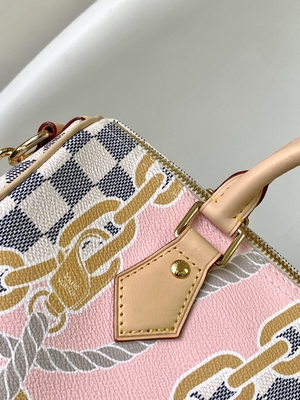 Płótno powlekane Speedy Louis Vuitton Damier Azur 25 M46390
