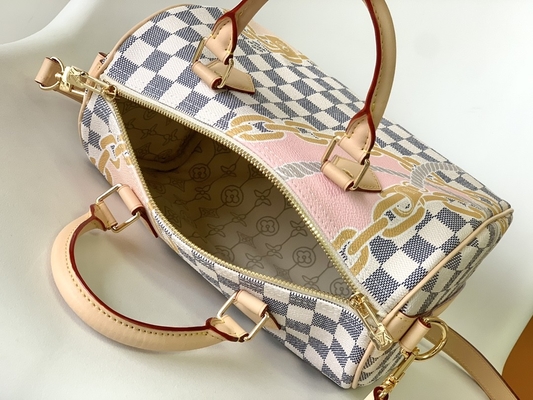 Płótno powlekane Speedy Louis Vuitton Damier Azur 25 M46390