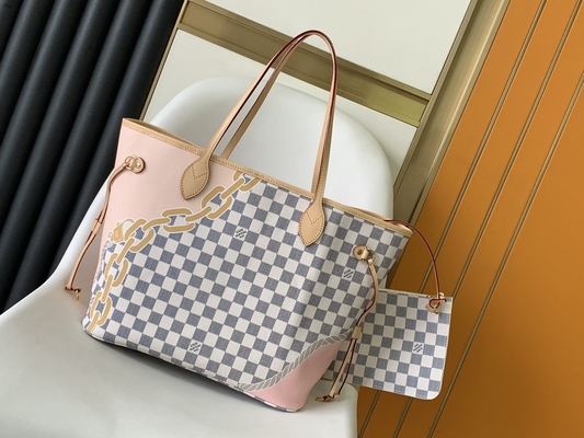 Niestandardowe markowe torby Tahiti w kratkę Louis Vuitton Neverfull MM