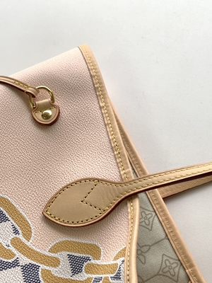 Niestandardowe markowe torby Tahiti w kratkę Louis Vuitton Neverfull MM