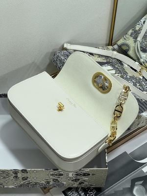 Damska torba Dior Micro Montaigne 30 z białej skóry na zamówienie